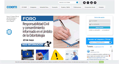 Desktop Screenshot of coem.org.es