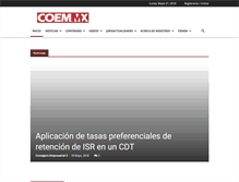 Tablet Screenshot of coem.mx